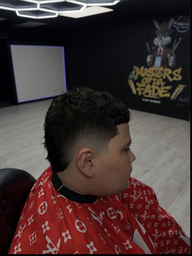 Textured fade at Masters of da Fade