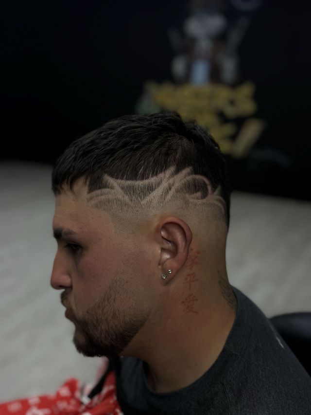 Fresh fade finished at Masters of da Fade